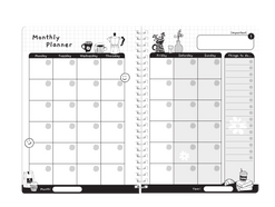 Undated Planner Notebook'25 Coffee & Chill A5