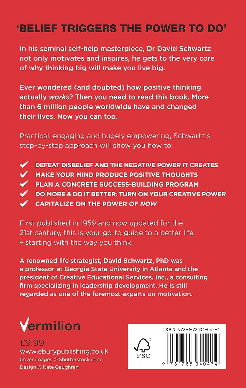 The Magic Of Thinking Big (Paperback)