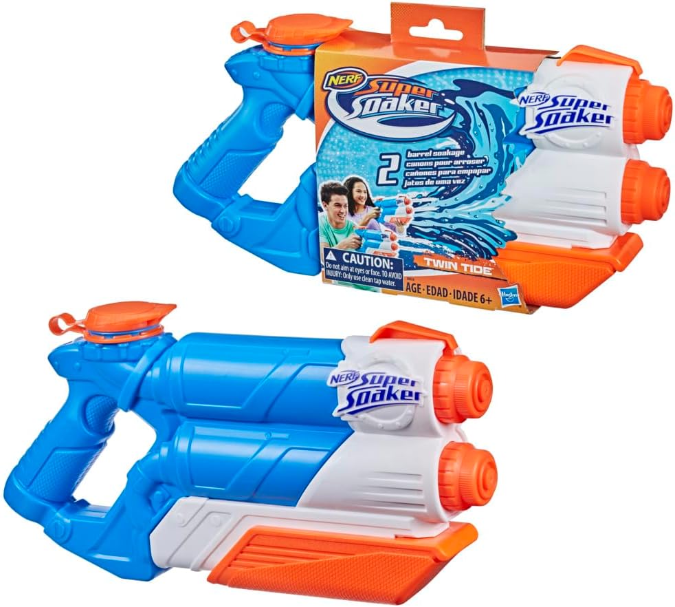 HASBRO NERF SUPER SOAKER TWIN TIDE WATER BLASTER