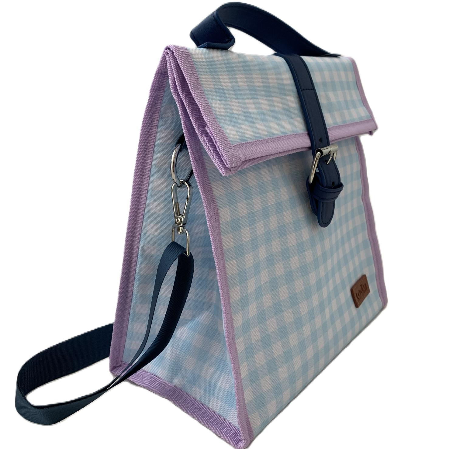 LOOM Lunch Bag B101 – Blue Plaid