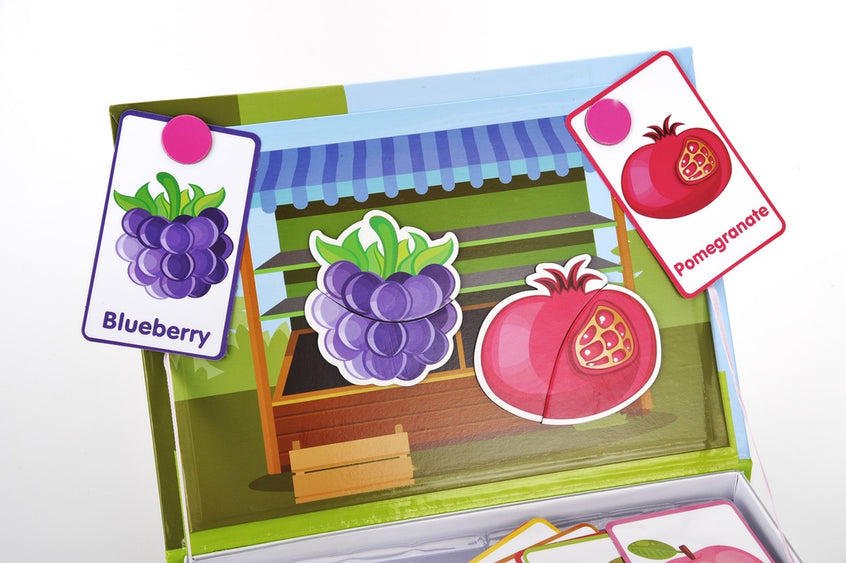 KIDMORO MAGNETIC PUZZLE COLOURFUL FRUIT