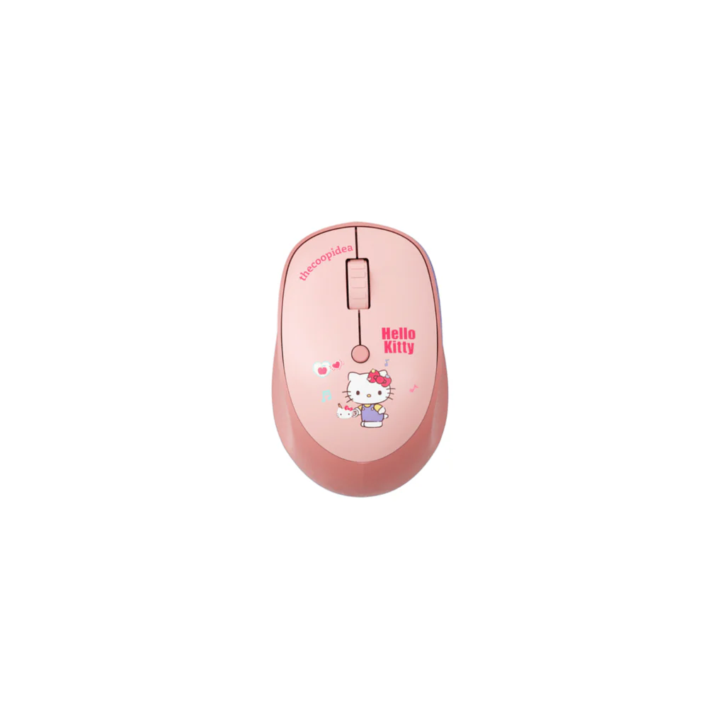 Thecoopidea Sanrio Retro Tappy Wireless Keyboard & Mouse Set (Hello Kitty)