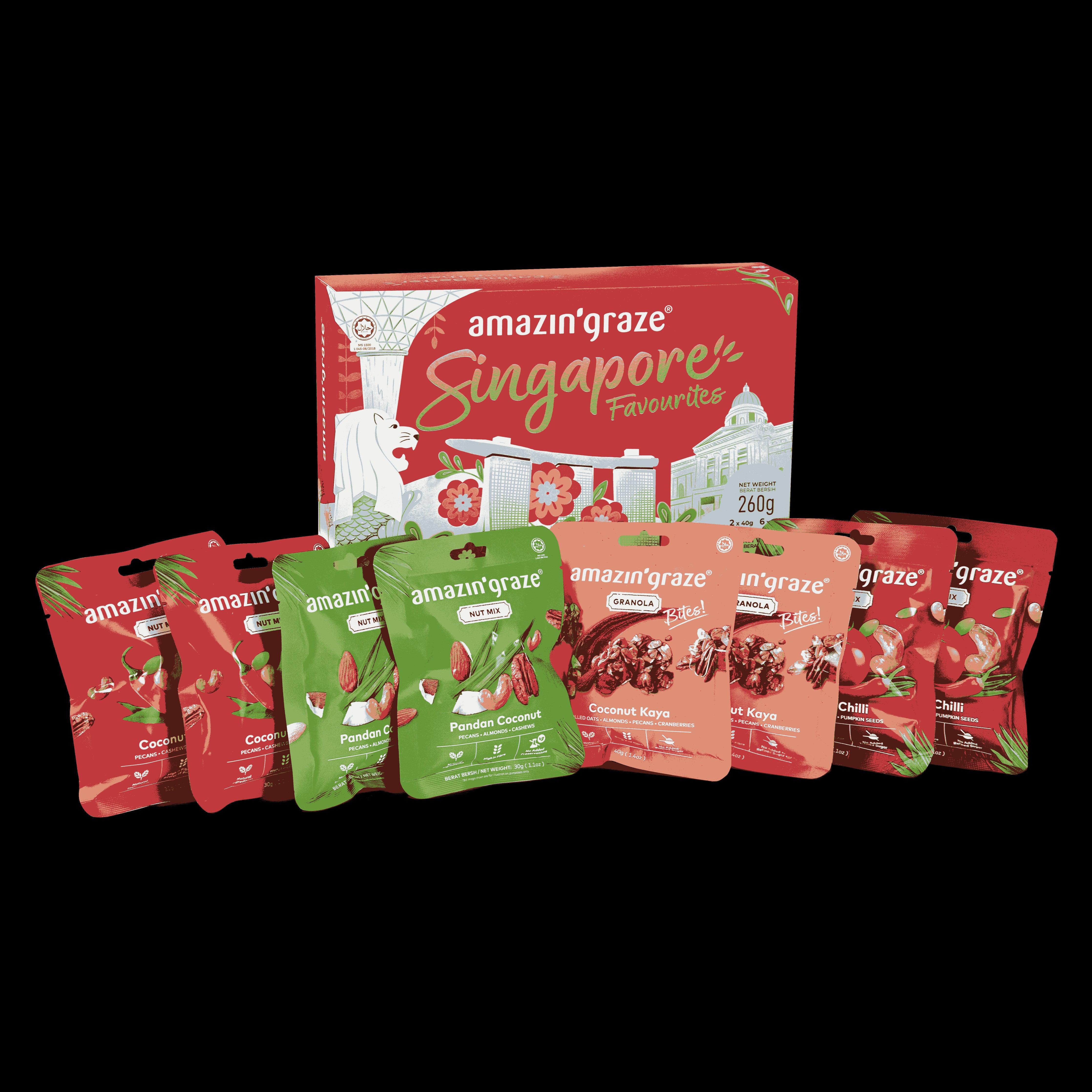 Amazin Graze Singapore Tourism Box 260g