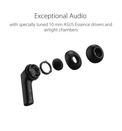 Asus ROG Cetra True Wireless Gaming Earbuds - Black