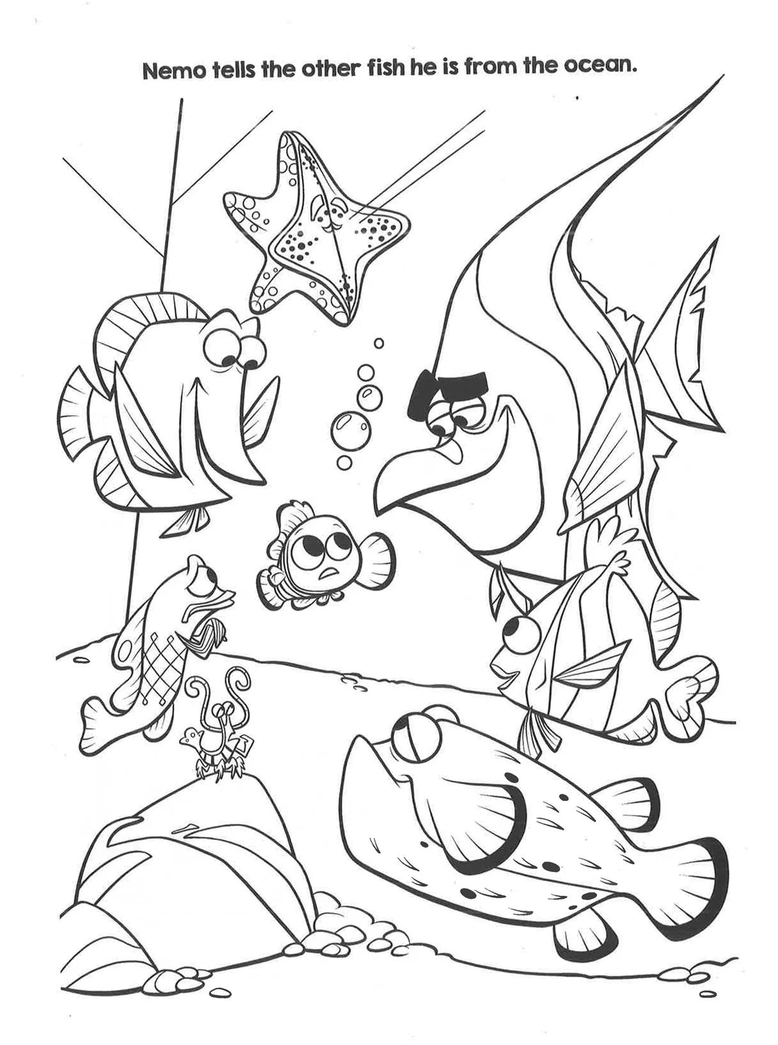 Disney Fixar Finding Nemo Colouring Book