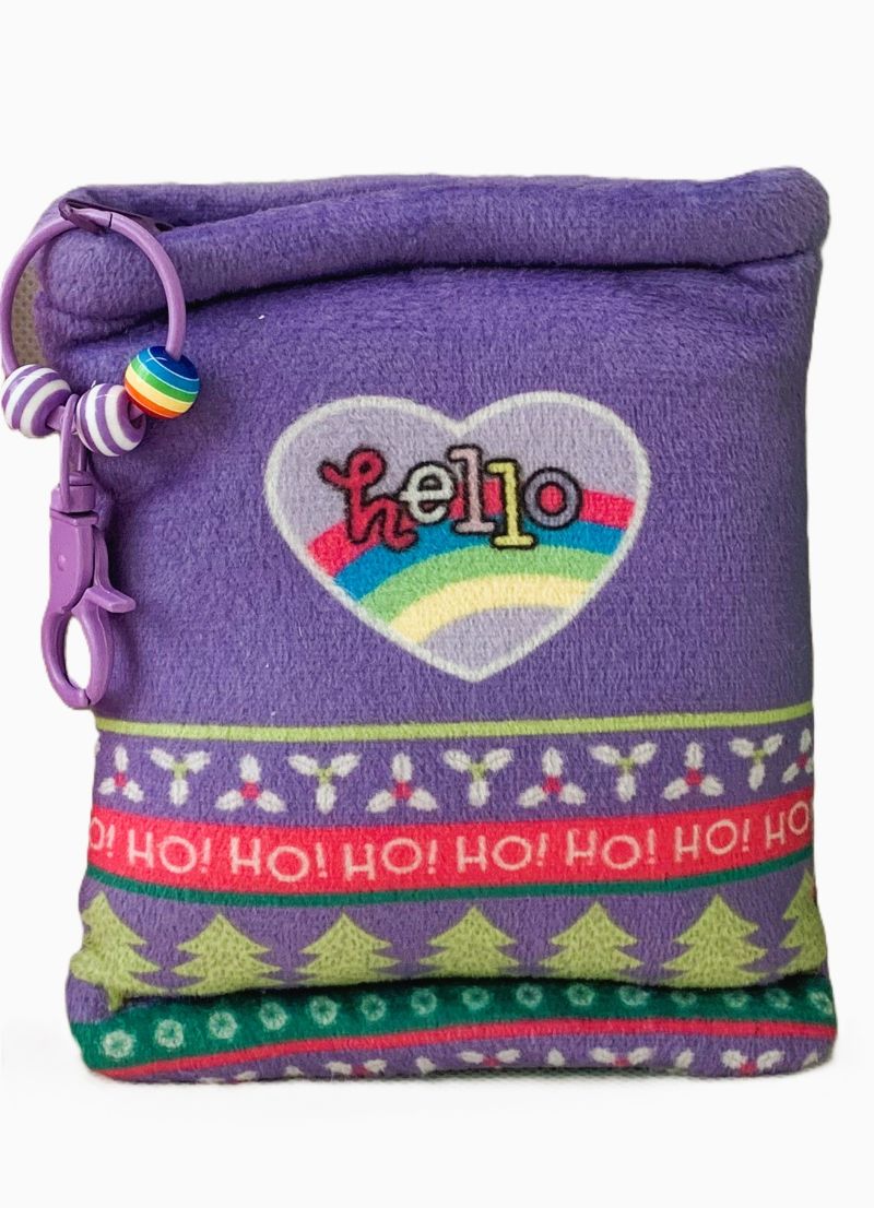  Plush Zip Bag With 2 Dolls Hello H063