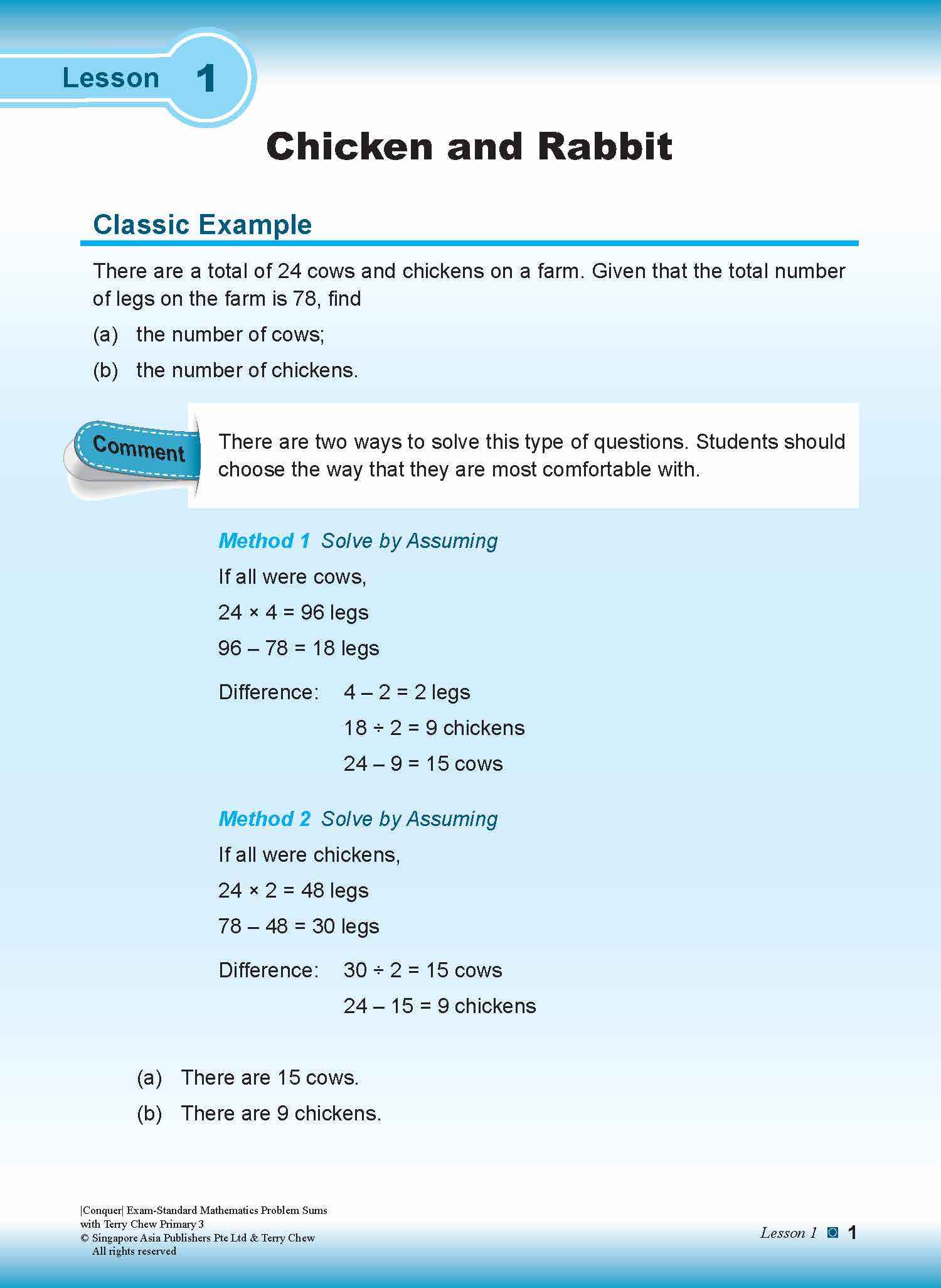 Primary 3 Conquer EXAM-STANDARD Mathematics PROBLEM SUMS with Terry Chew  - 2nd Edition
