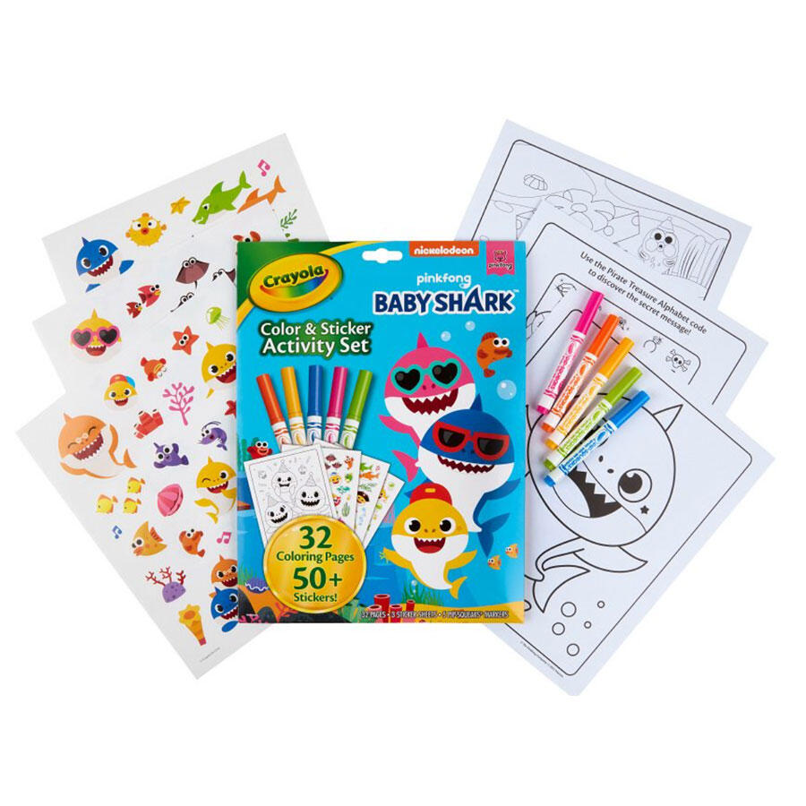Crayola  Col & Act Set Baby Shark 042742