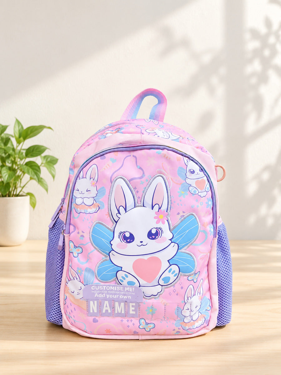 Customised Name Kids Backpack – 3 Assorted Colour