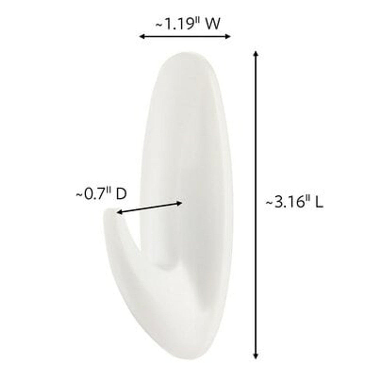 Command™ 17081B Bath Medium Designer Hook