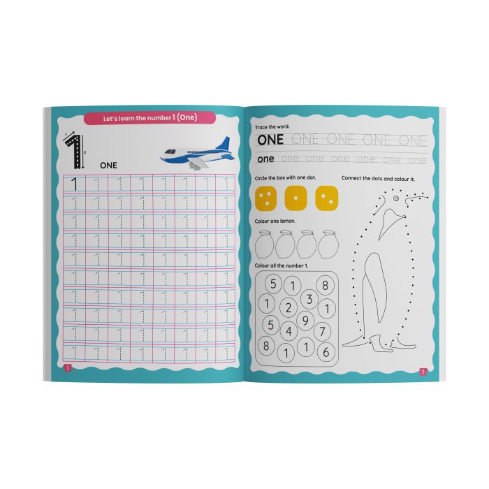 Math Writing For Preschoolers (Age 3-4)