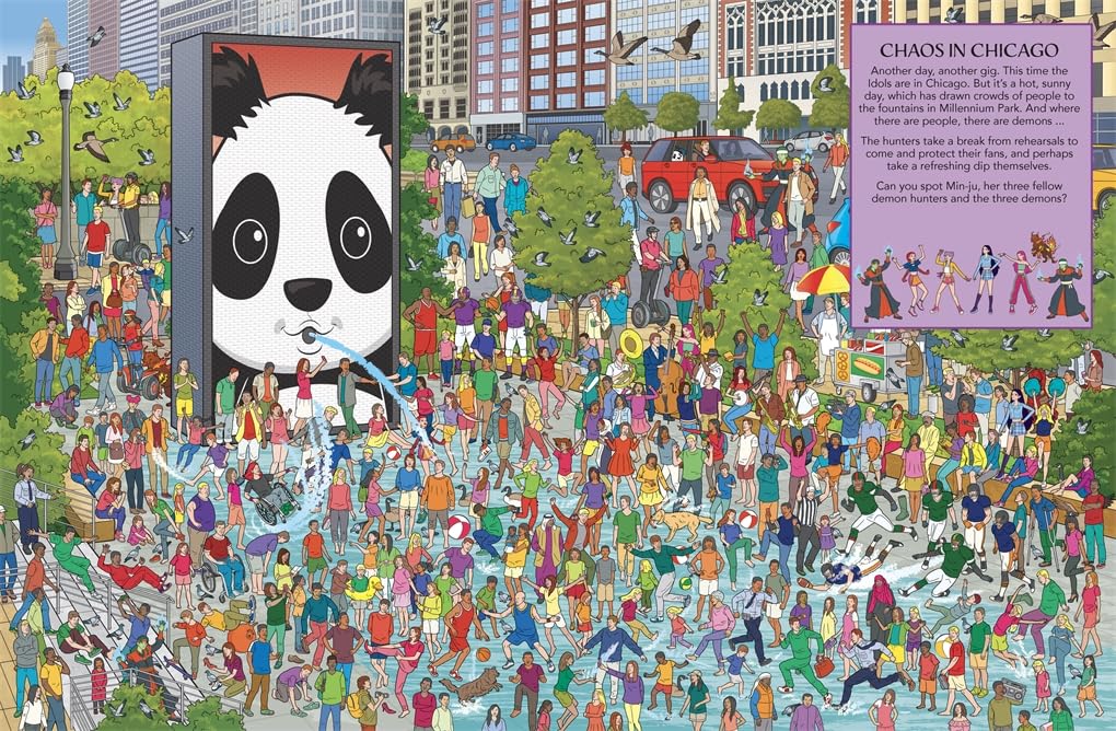 Where's the K-Pop Idol?: A Search and Find Book For Demon Hunters (Paperback)