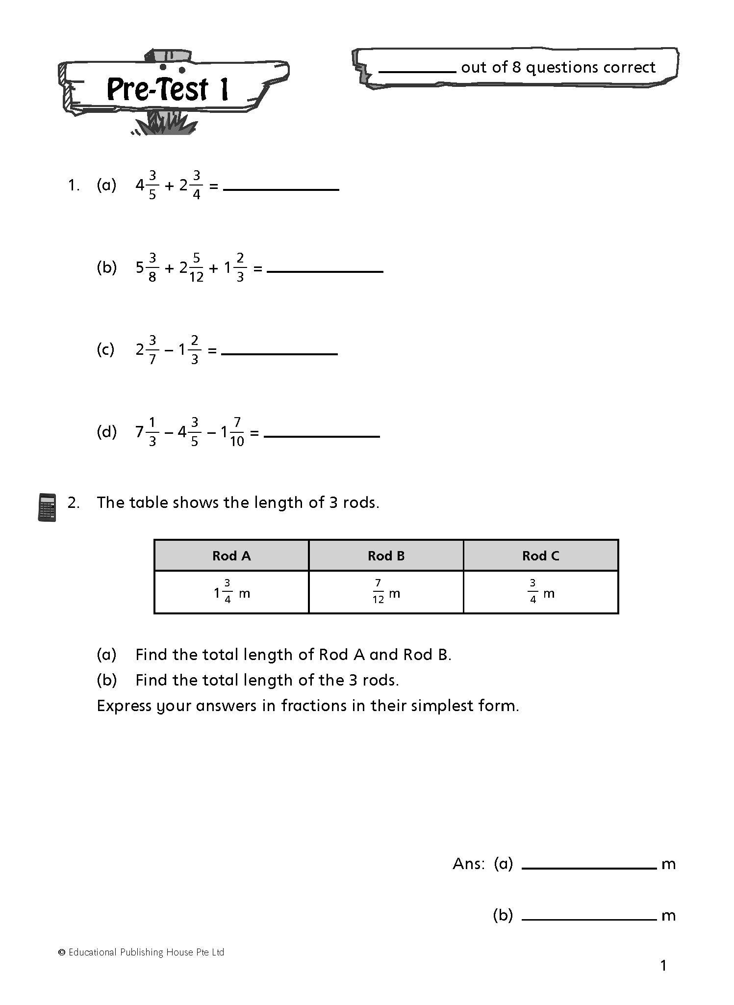 Primary 6 Diagnostic Practice In Maths-5ed