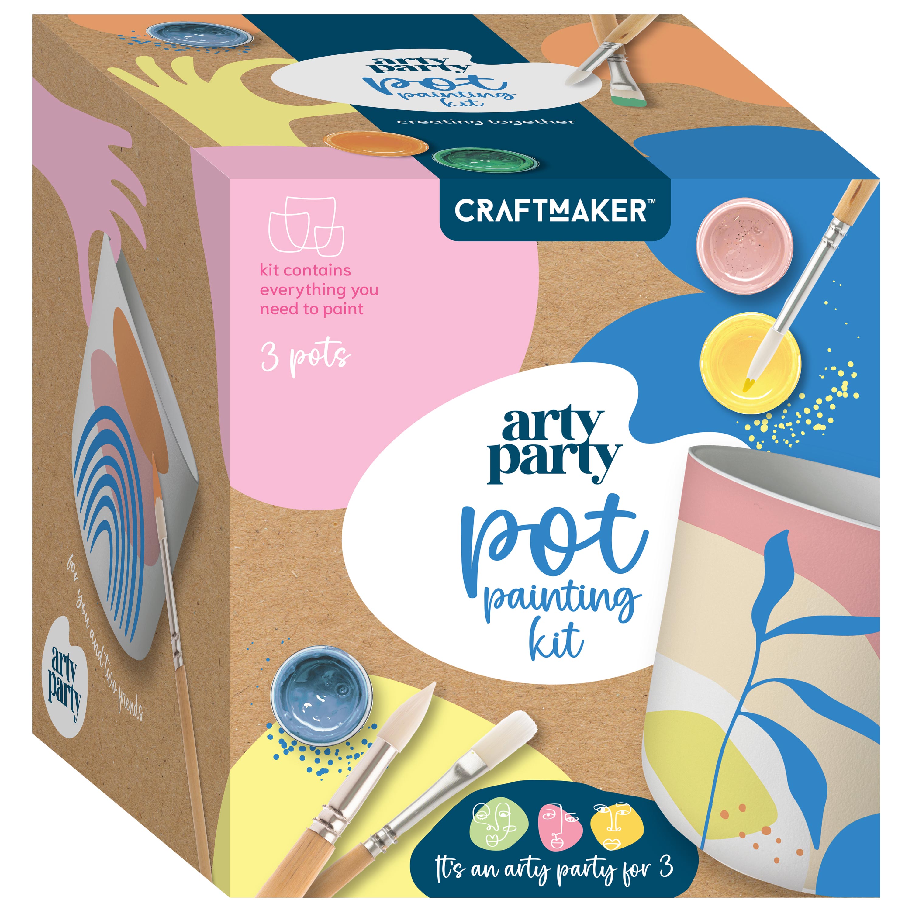 Craft Maker Arty Party Pot Painting Kit – Popular Book Company Pte Ltd