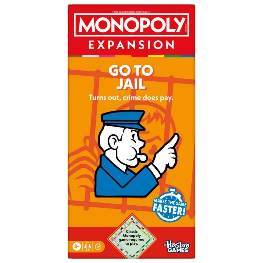 HASBRO MONOPOLY EXPANSION GO TO JAIL