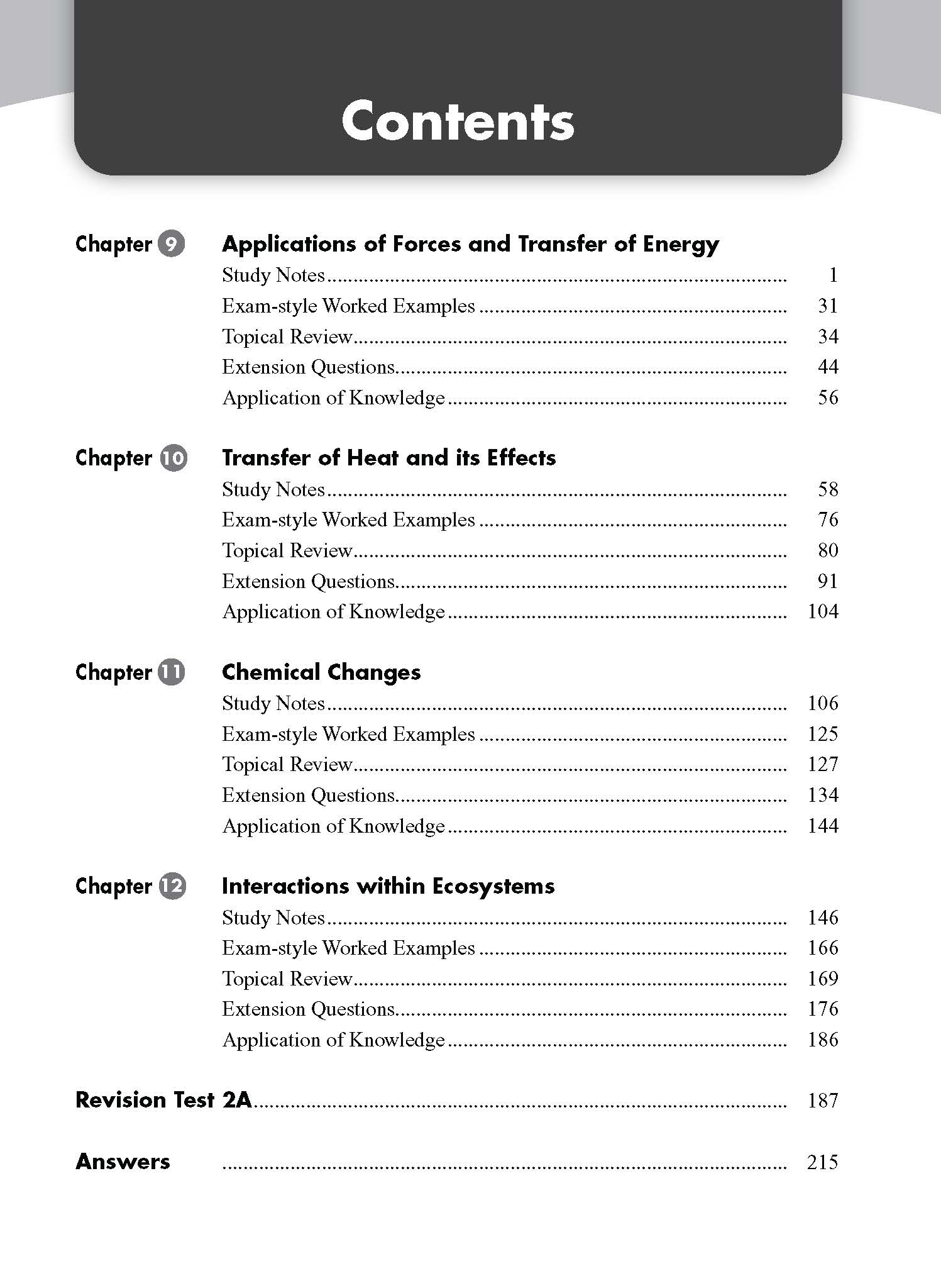 Secondary 2A (Express) Science Fast Forward QR