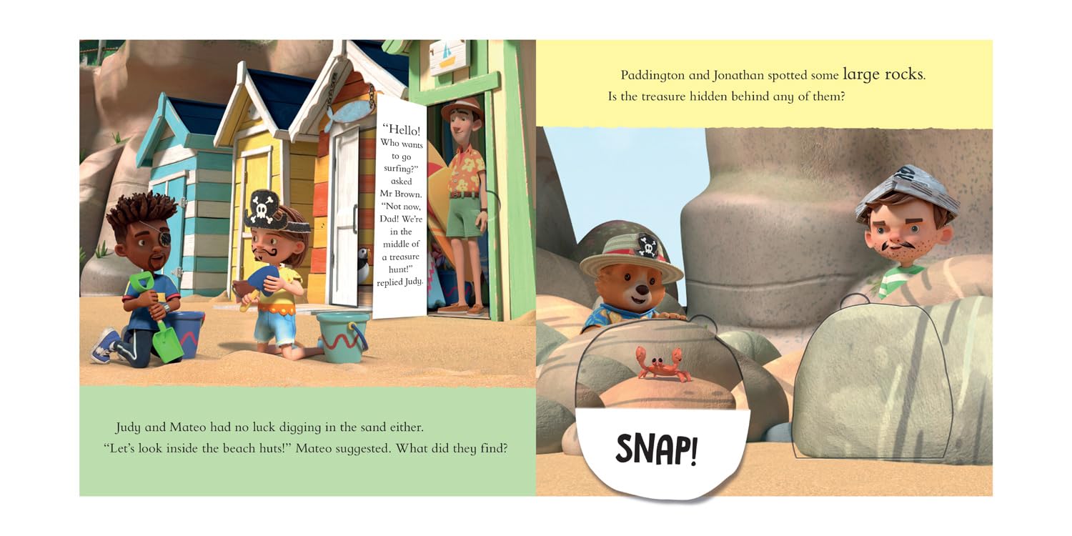 The Treasure Hunt: Lift the flaps and help Paddington find buried treasure! (The Adventures of Paddington) (Board Book – Picture Book)