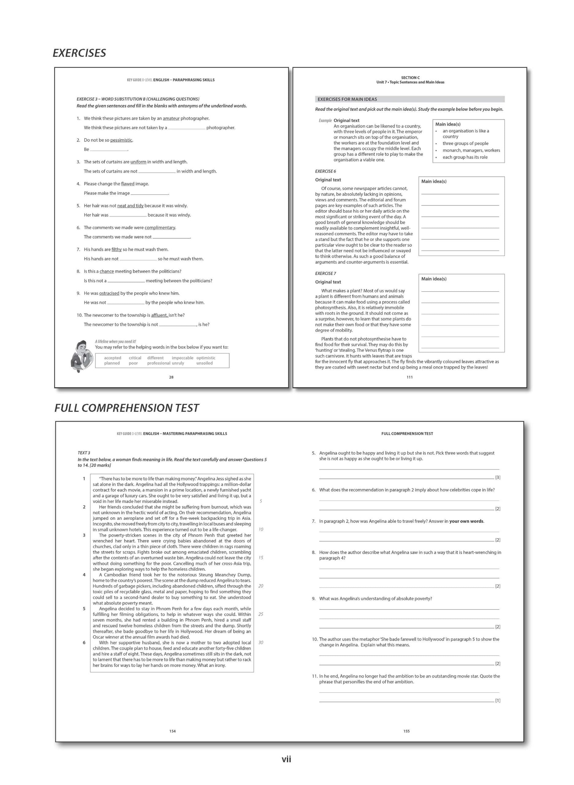 Key Guide O-Level English: Mastering Paraphrasing Skills (2nd Edition)