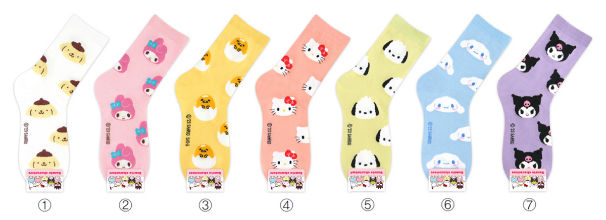 Sanrio Sweetie Long Socks - Pochacco