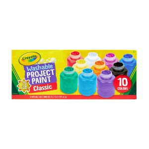 Crayola Washable Kids Paint Classic 2oz 10'S 541205