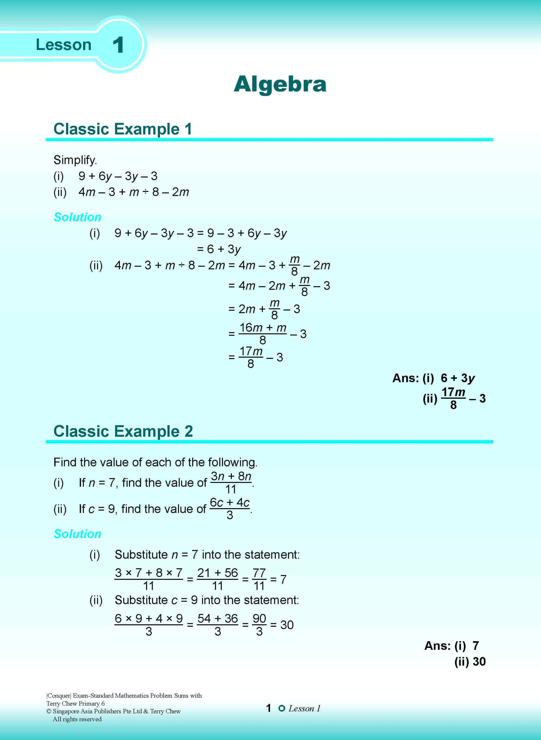 Primary 6 Conquer EXAM-STANDARD Mathematics PROBLEM SUMS with Terry Chew - 2nd Edition