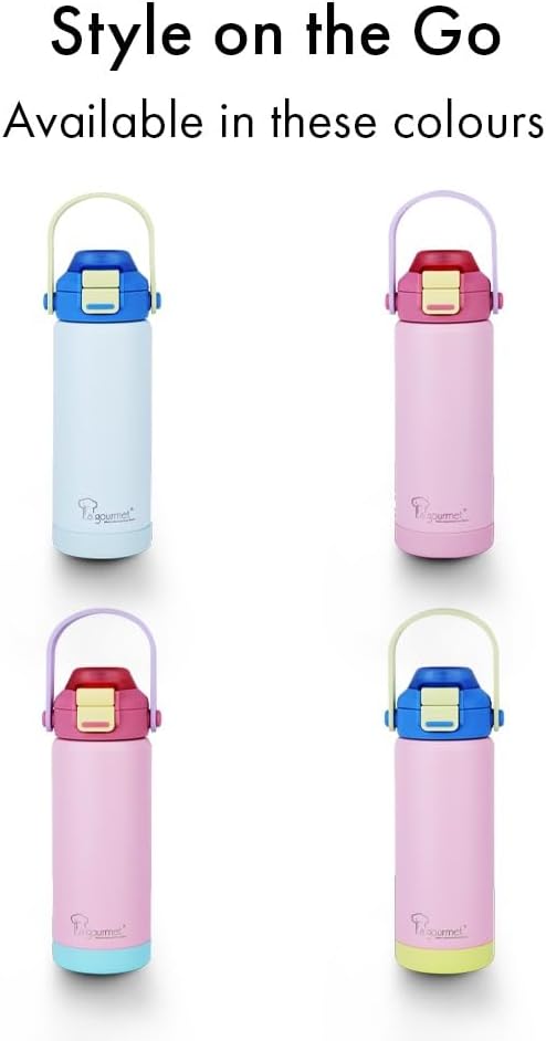 La Gourmet LGSE419965 Super Wide 530ml Thermal Bottle - Light Blue