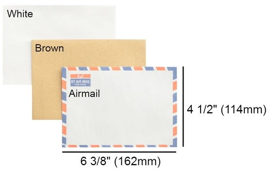 Waysin White Envelope Peel & Seal (C6 Size) 162mm X 114mm - 50pcs