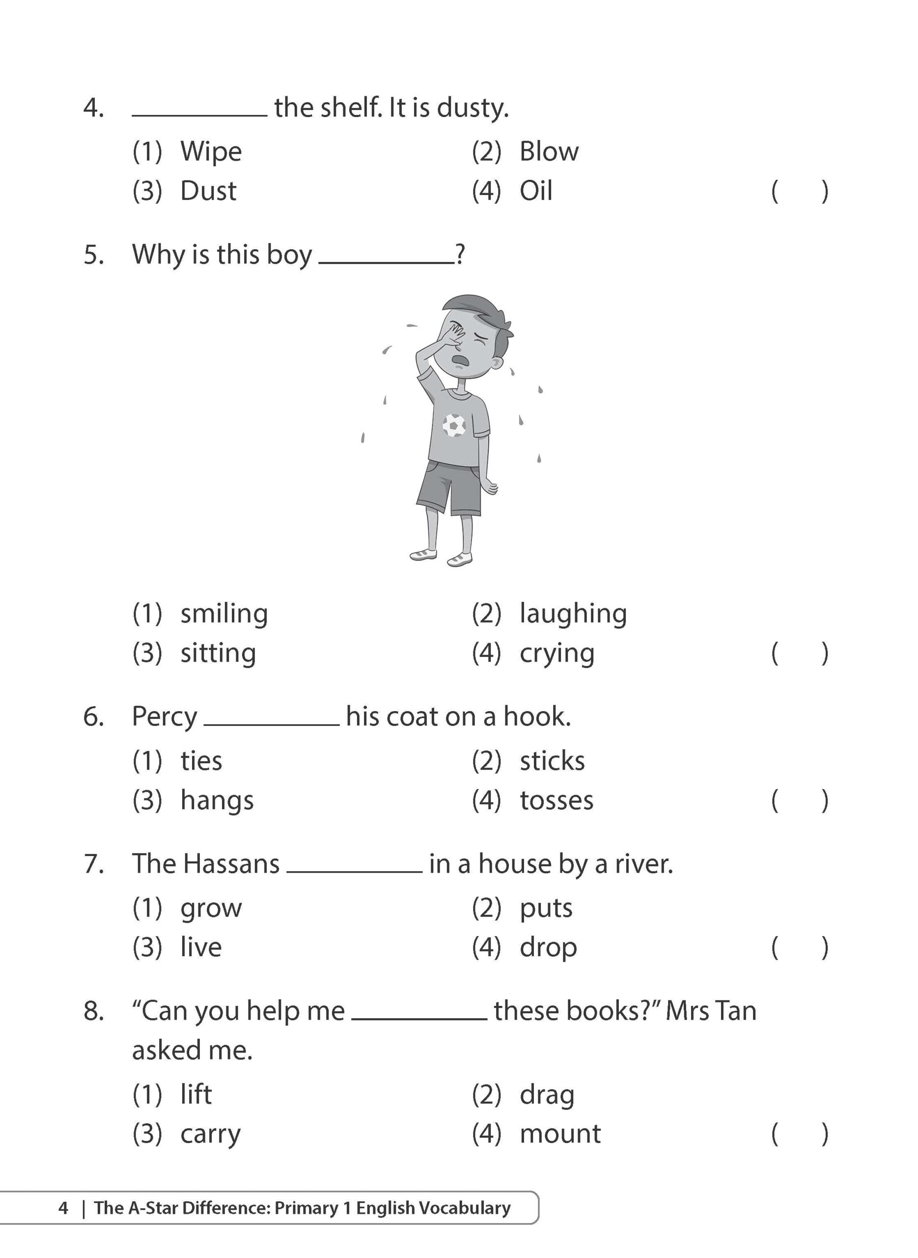 Primary 1 - The A-Star Difference Primary 1 English Vocabulary