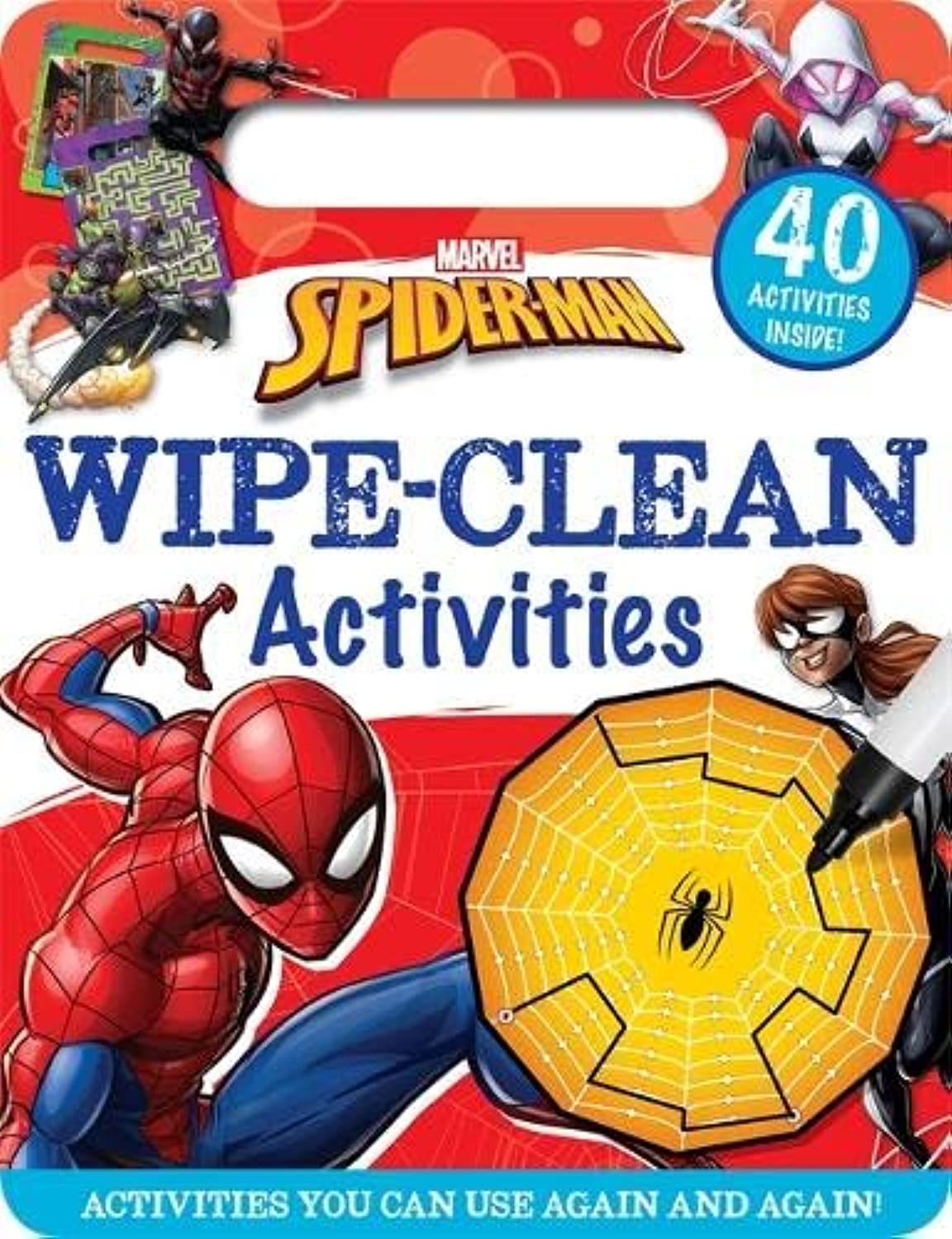 Marvel Spider-Man: Wipe-Clean Activities (Paperback)