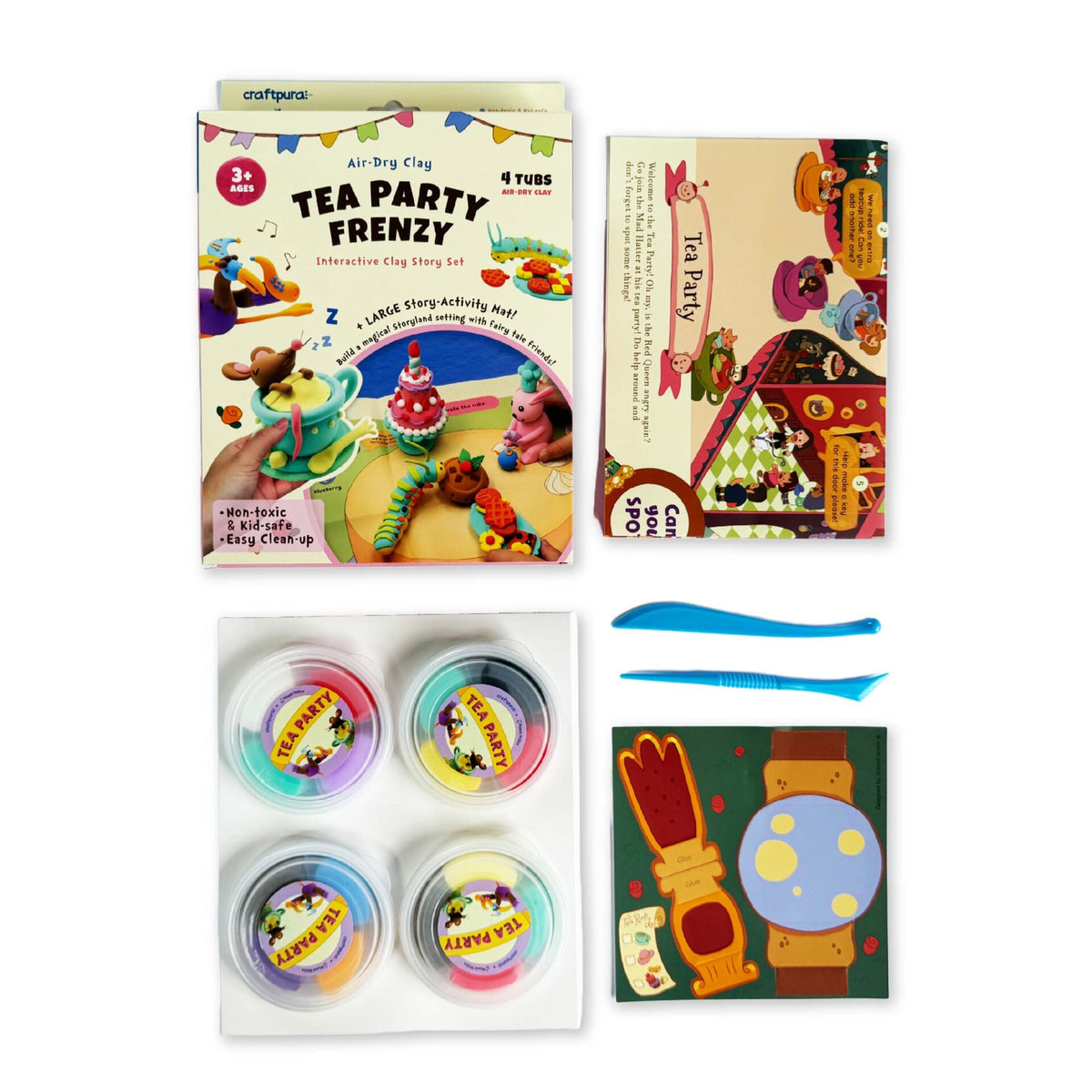 Craftpura Clay Kit Tea Party Frenzy