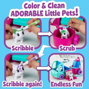 CRAYOLA S/SCRUBBIE OCEAN PETS SET 747426
