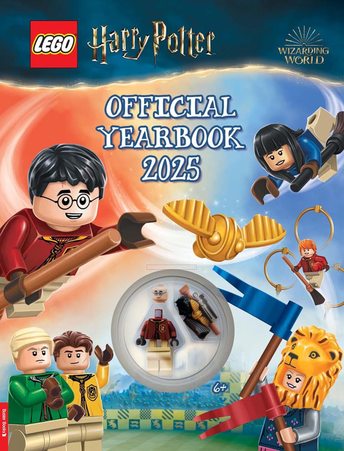 Lego Harry Potter: Official Yearbook 2025 (with Harry Potter Minifigure, Broomstick And Golden Snitch) (lego Annual)