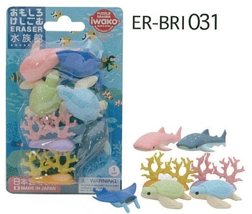 IWAKO ER-BRI031 FANCY ERASER AQUARIUM