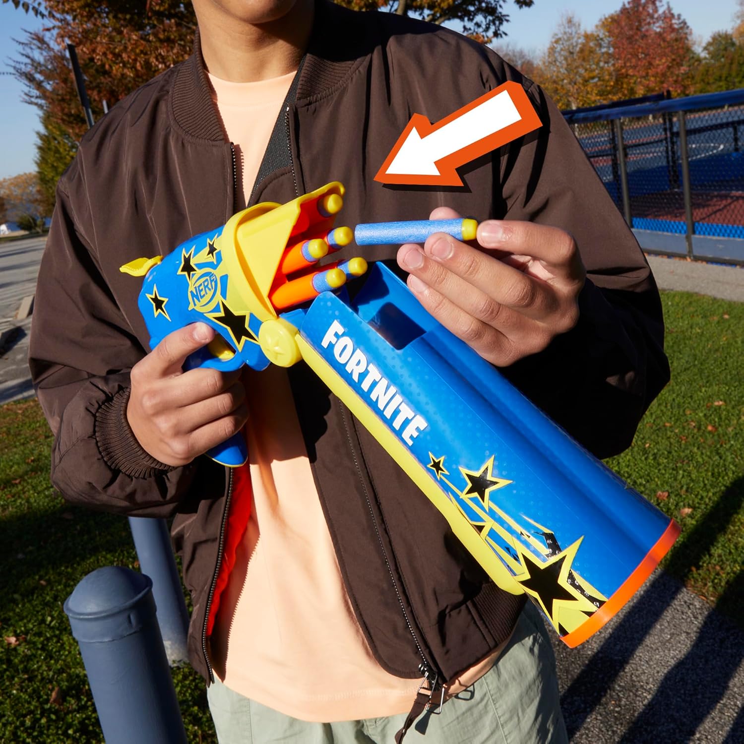 HASBRO NERF FORTNITE HALF TONE HERO BLASTER