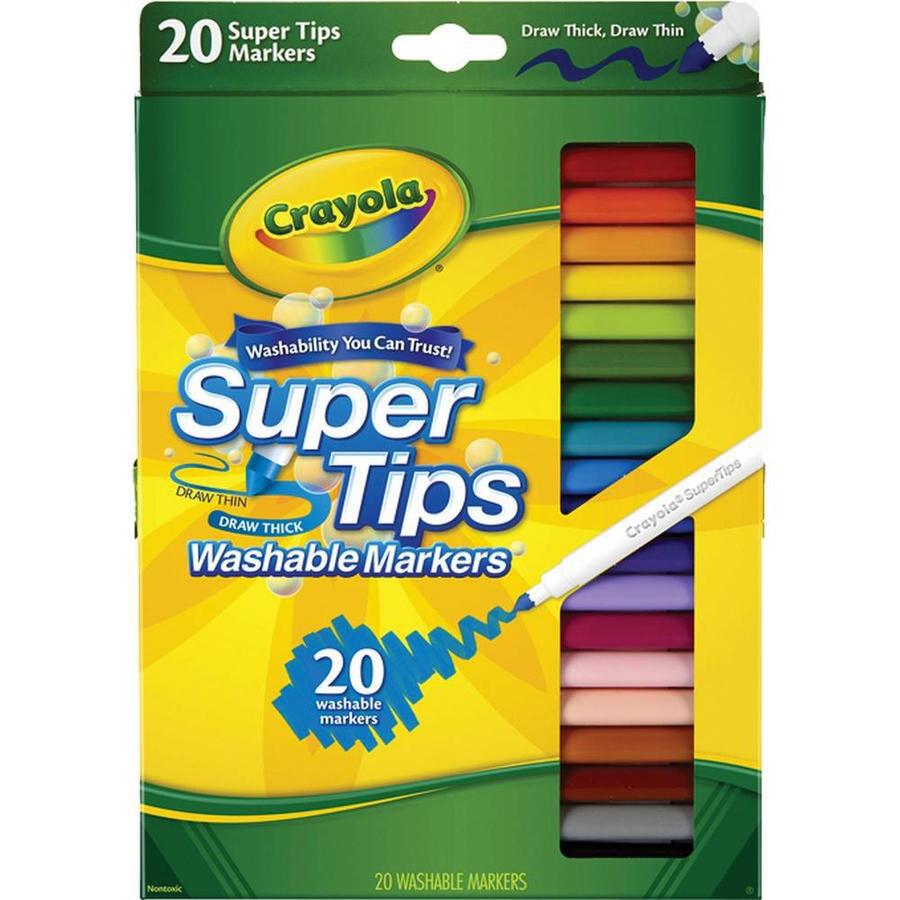 Crayola Super Tips Washable Markers 20's 588106