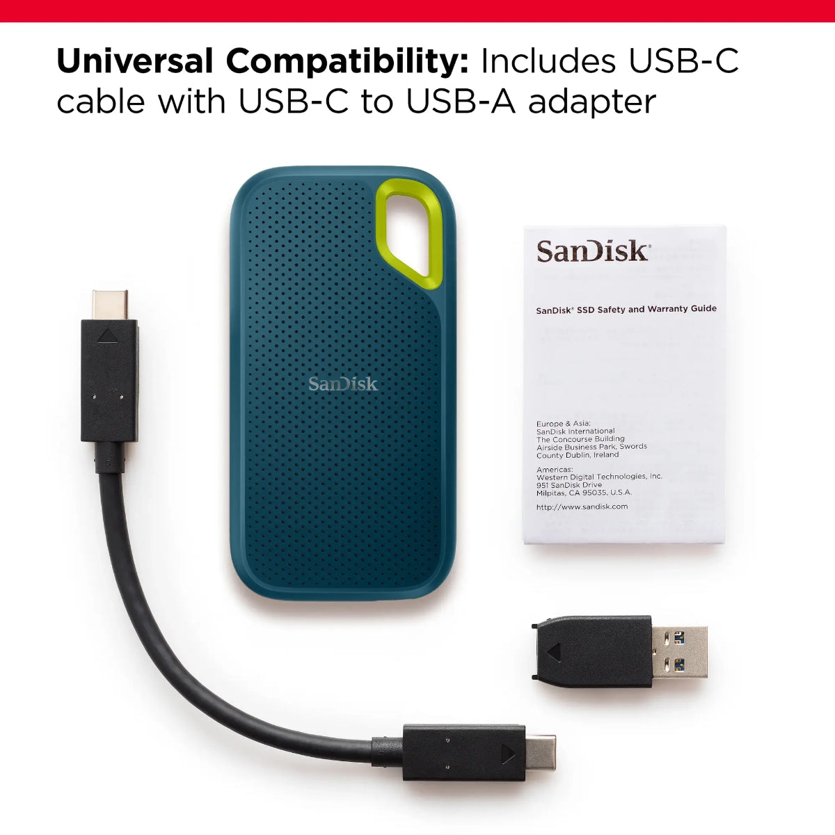 SanDisk 1TB Extreme Portable SSD - Monterey (SDSSDE61-1T00-G25M