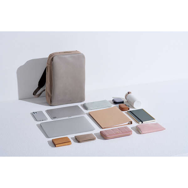BM-UMBP01 Elecom "REFLOK" Business Backpack Greige