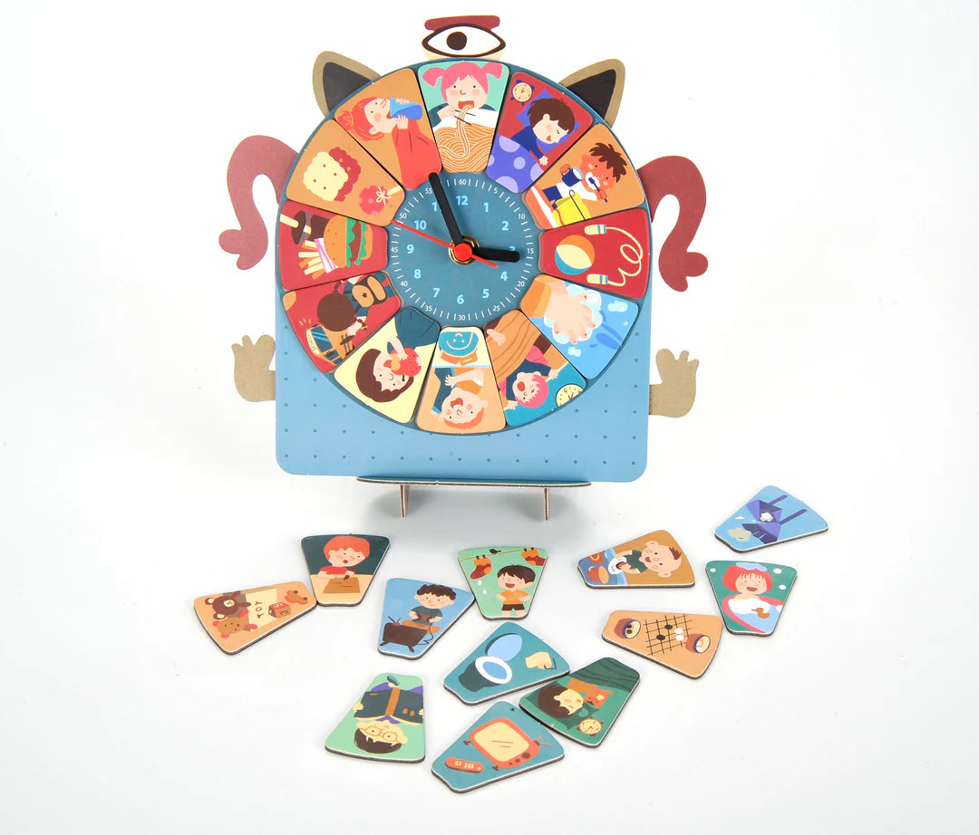 KIDMORO MONSTER CLOCK DIY GAME