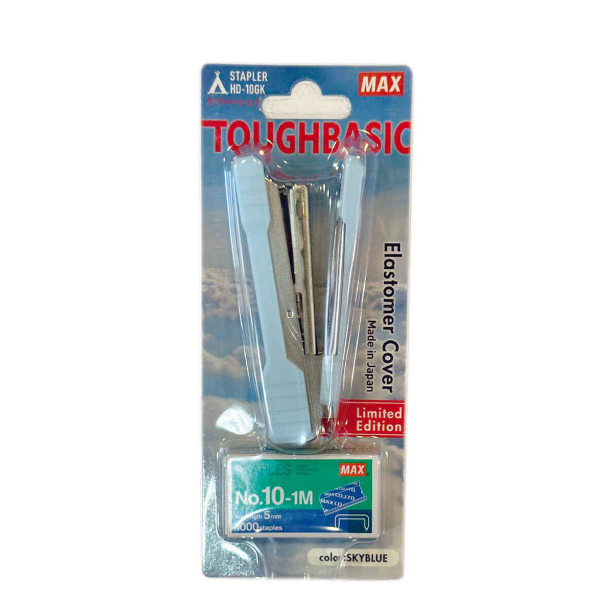 MAX STAPLER HD-10GK SKY BLUE W/10-1M