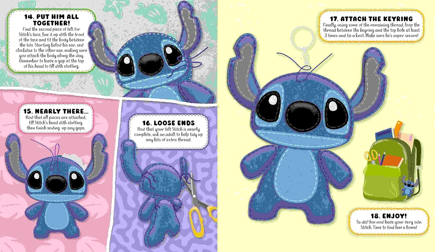 Disney Stitch: Sewing Kit (Paperback)