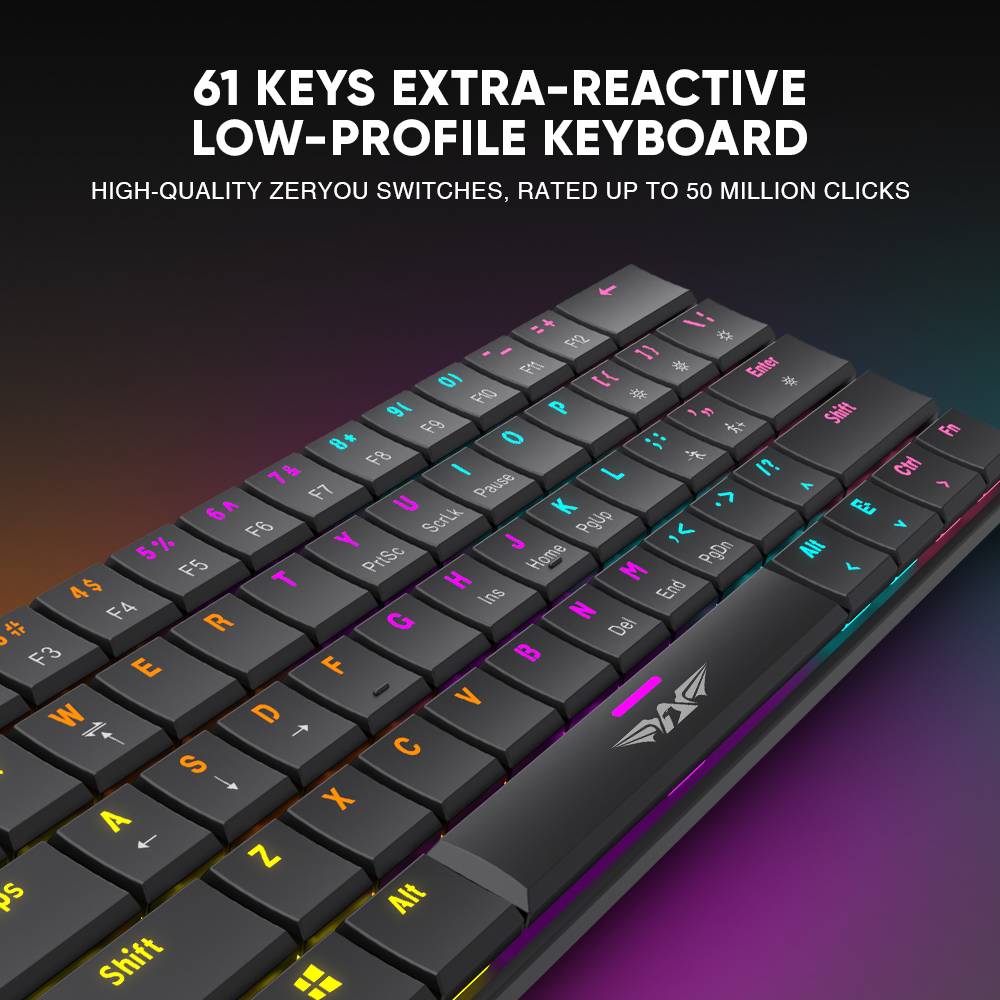 Armaggeddon SMK1C Modular Mechanical Keyboard (Clicky) Black