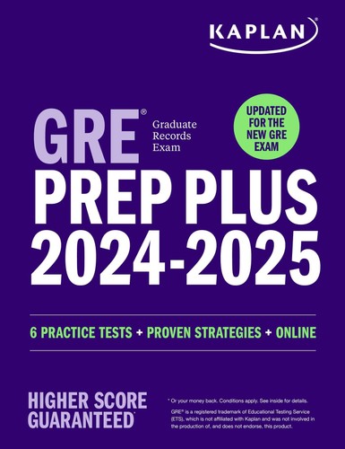 KAPLAN GRE 2025 PREP PLUS