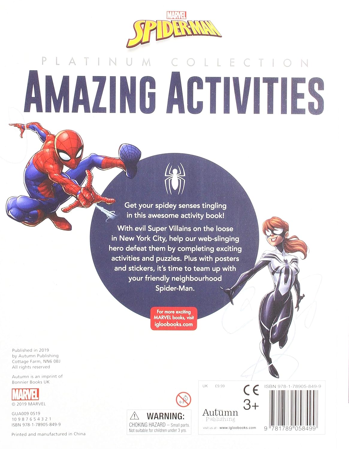 Marvel Spider-Man: Spider-Man (Platinum Collection S&A Marvel) Paperback