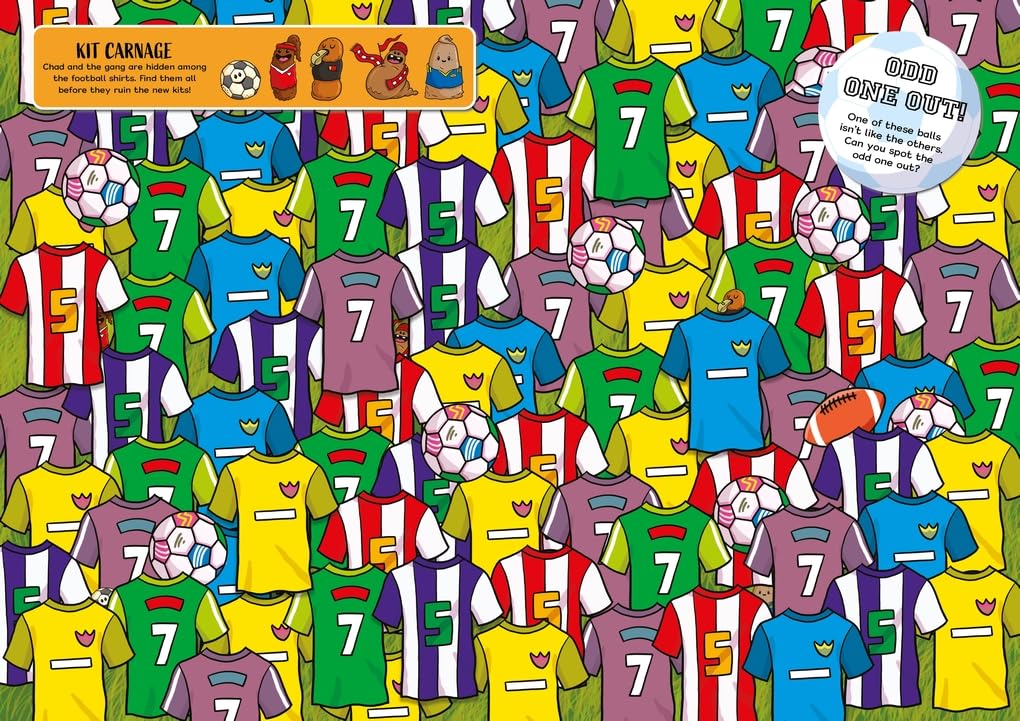 Where's the Football Poo?: A Search and Find Book (Where's the Poo...?) Paperback
