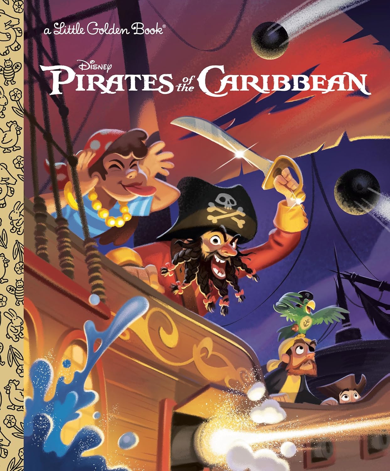 A Little Golden Book: Pirates Of The Caribbean