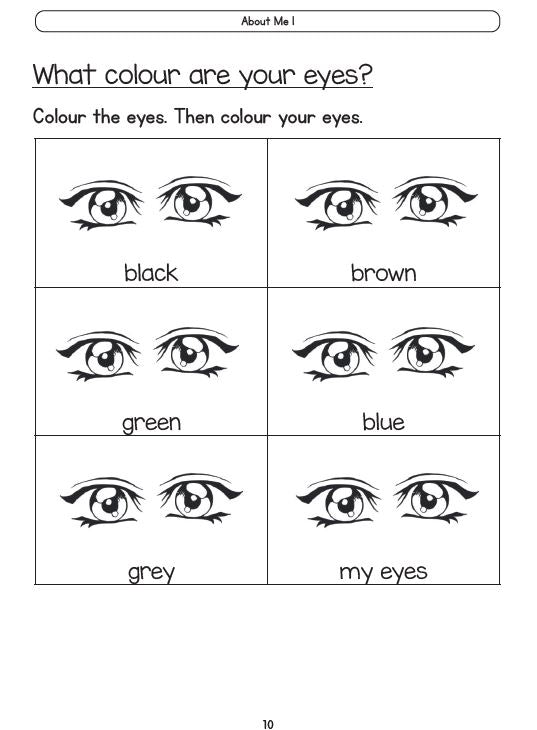 Pre-primary Preparatory Course English Activity Series for Early Learners Book 1 – Myself