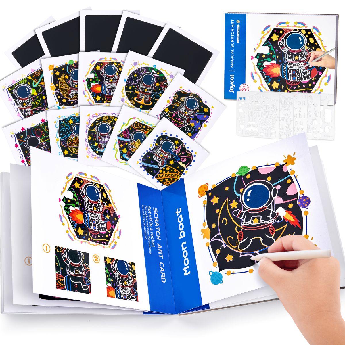 JOYCAT SPACE SCRATCH ART CARD