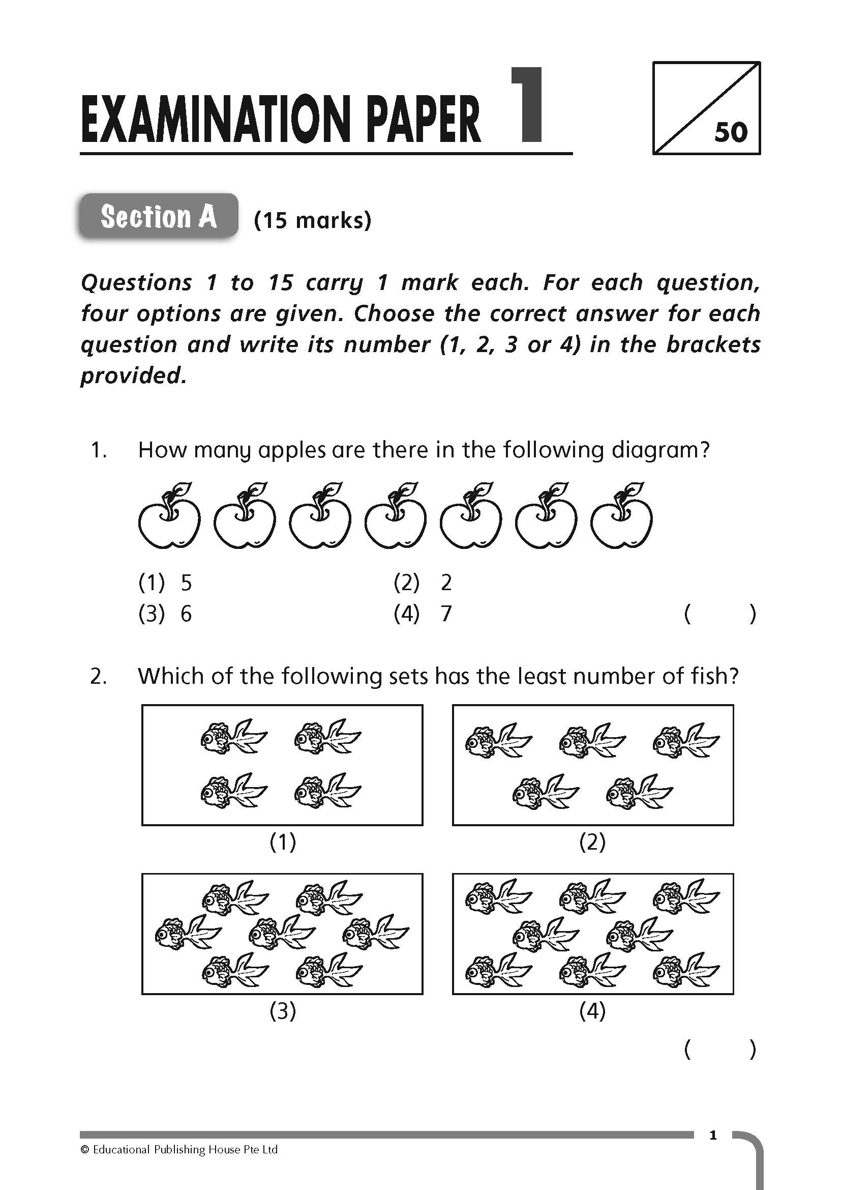 Primary 1 TOP Mathematics Practice Papers (3rd Edition)