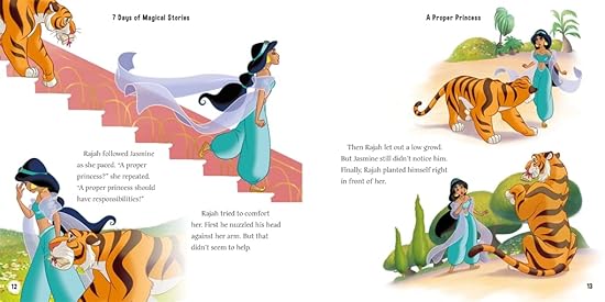 Disney Princess: 7 Days of Magical Stories (Collection of Illustrated Tales) Hardcover