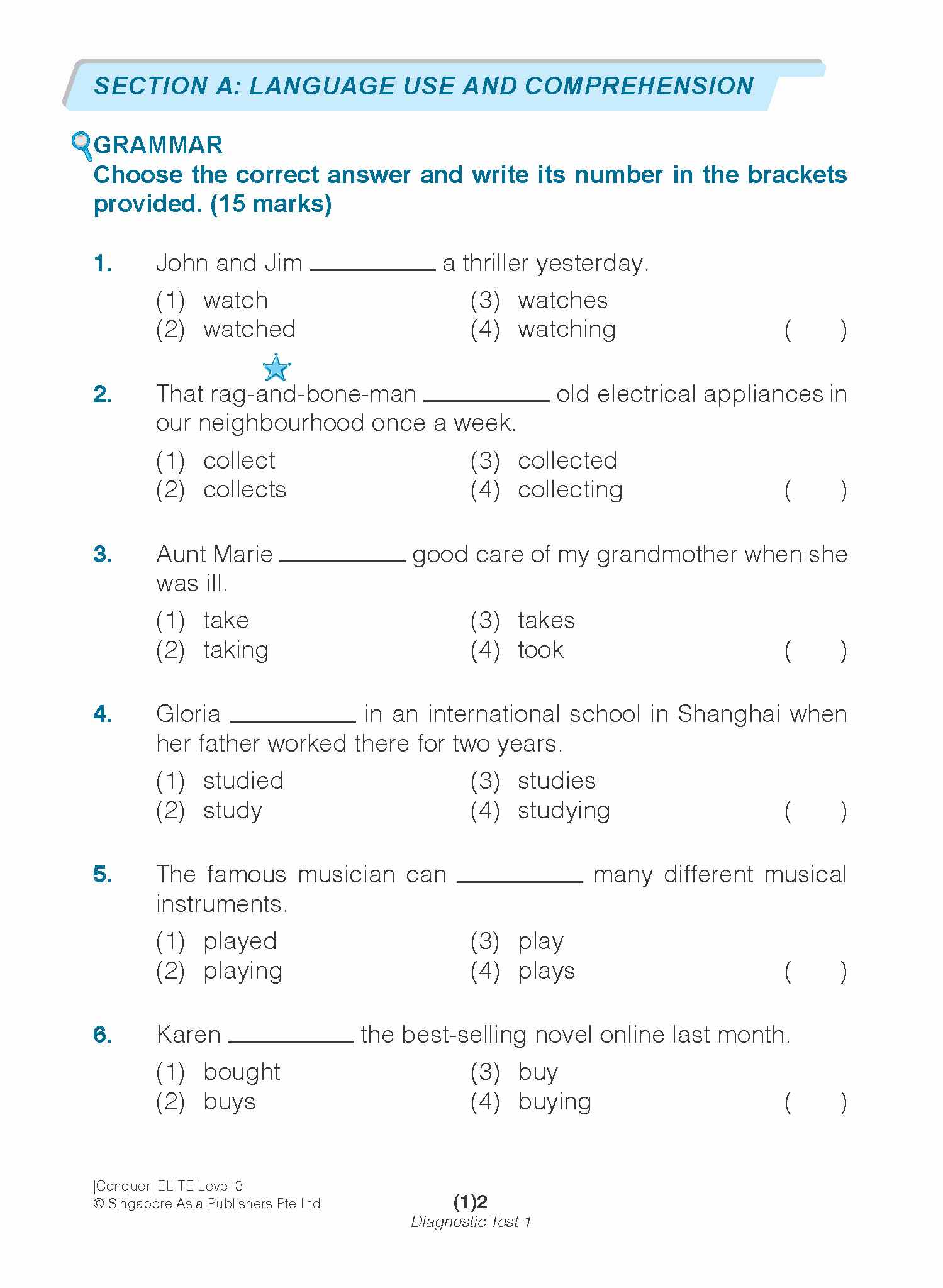 Conquer ELITE (English Language In-depth Tests and Evaluation) PRIMARY LEVEL 3